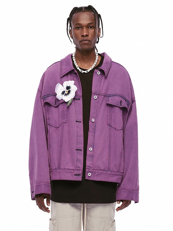 SUNTLAB2021秋冬季紫色外套