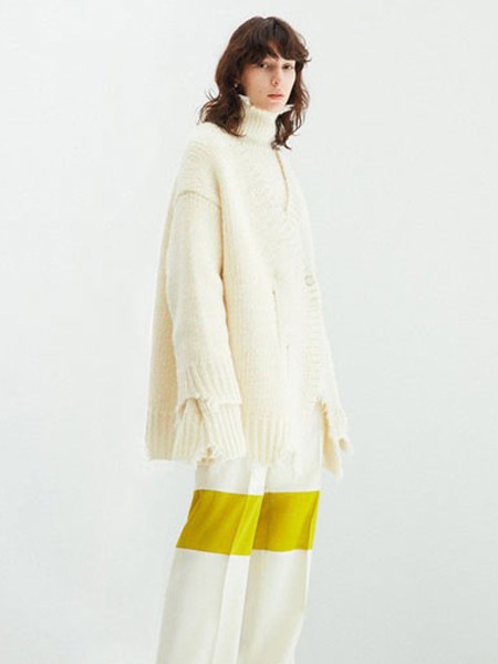 摩登瑞尔MODENRIVER女装2022秋冬季白色大衣