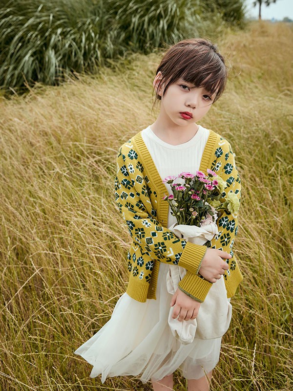 麦与2022秋冬季白色连衣裙