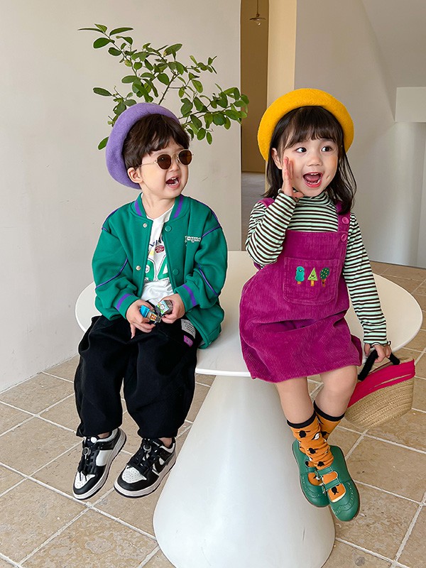 麦与2022秋冬季粉色背带裙