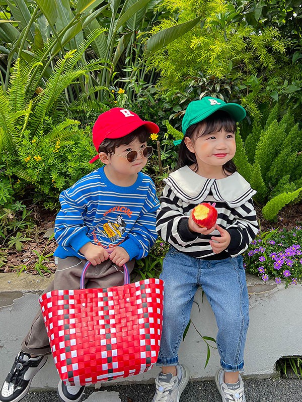 麦与2022秋冬季蓝色T恤