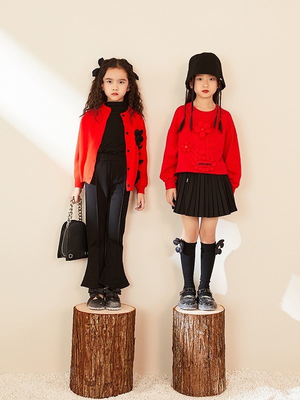 JOJO2022秋冬季红色T恤