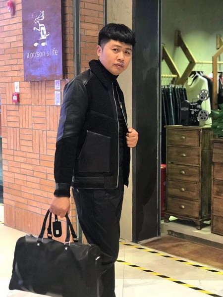 一个人的生活男装2022秋冬季黑色长裤