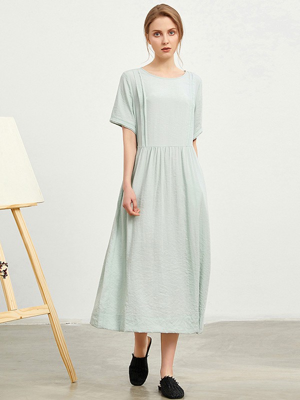 1CM女装2022春夏季白色连衣裙