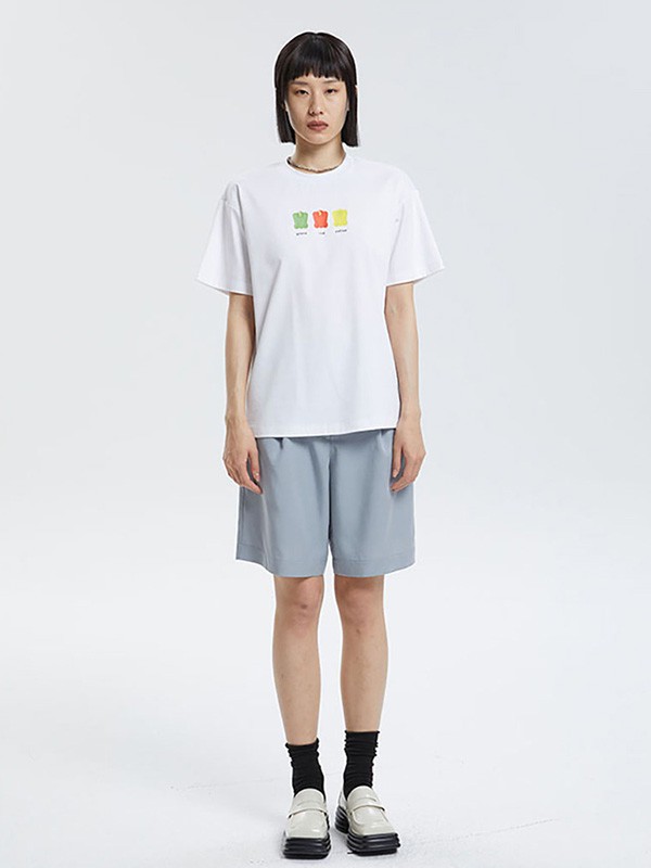 1CM女装2022春夏季白色T恤