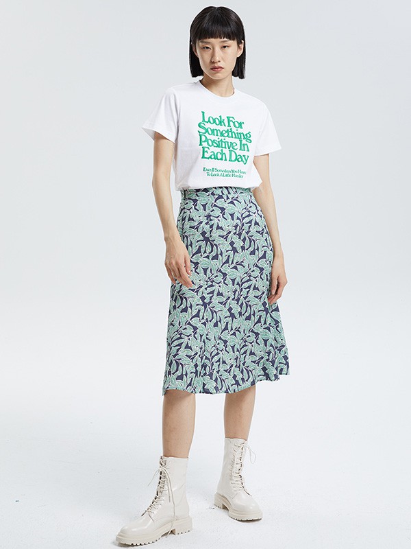 1CM女装2022春夏季白色T恤