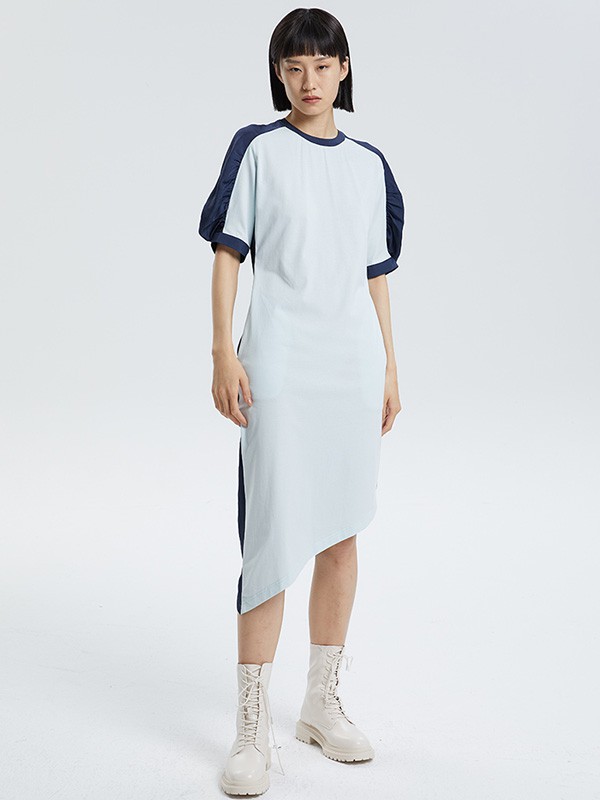 1CM女装2022春夏季白色连衣裙