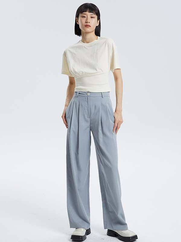 1CM女装2022春夏季白色T恤