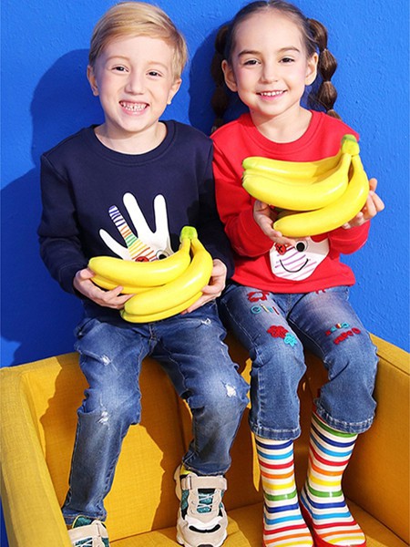 淘淘博士童装2022秋冬季红色T恤