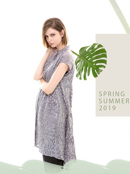 五色能量2022春夏季灰色连衣裙