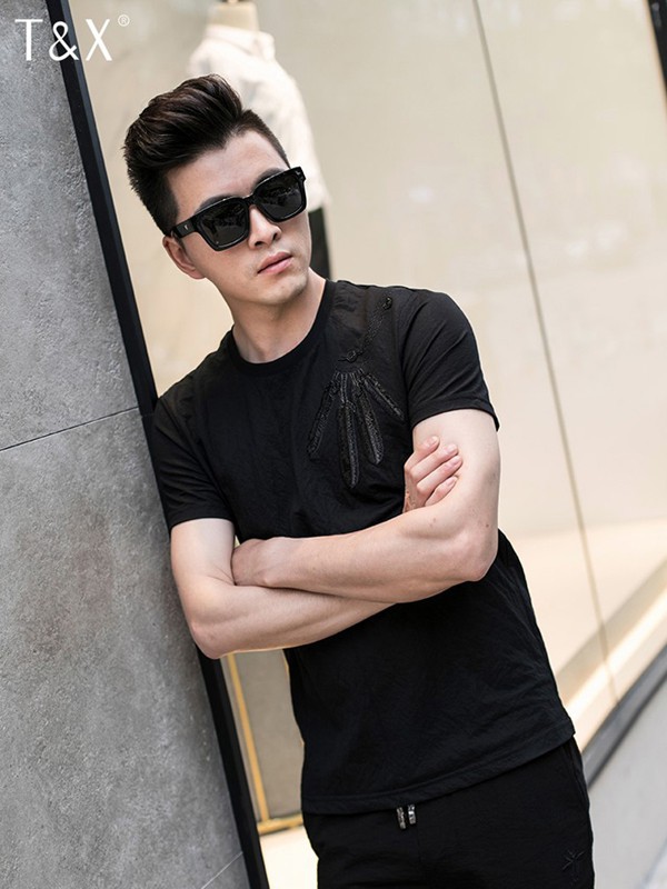 T&X2022春夏季黑色T恤