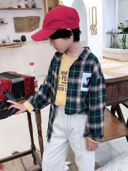 说与童装2022秋冬季黄色T恤