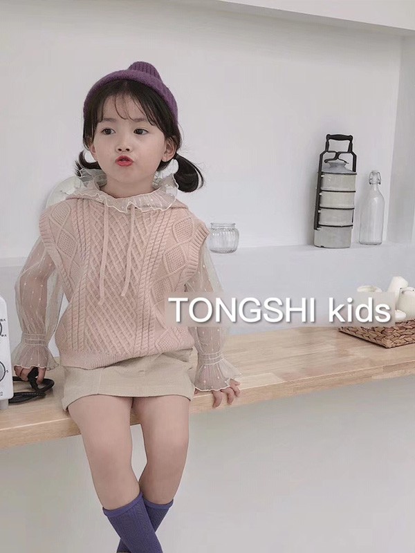 童事2021秋冬季棕色卫衣裙