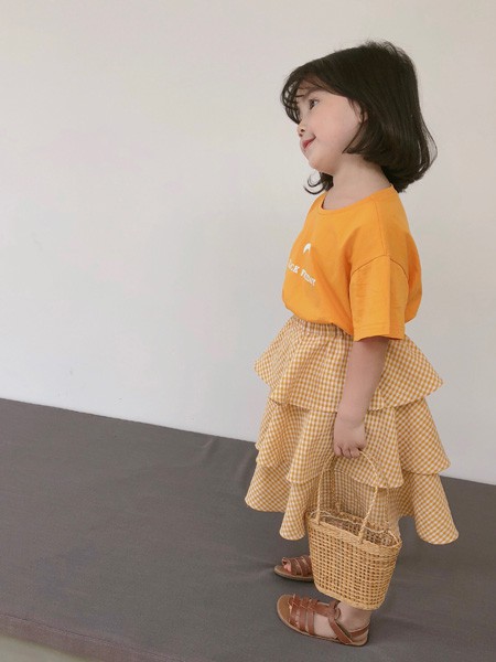 童事2022春夏季黄色T恤