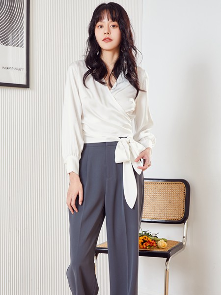 Abun2022春夏季灰色长裤