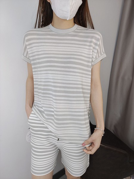 开希米娜女装2022春夏季白色T恤