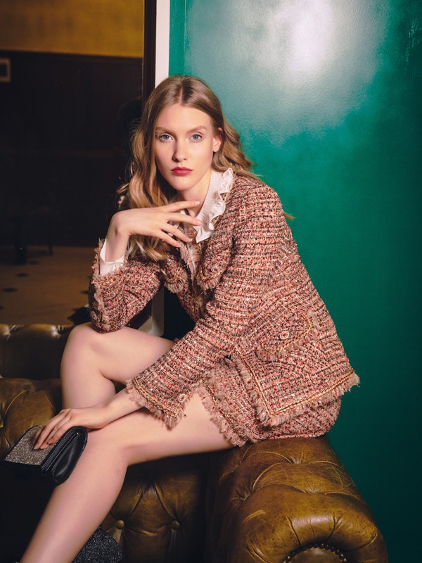 JA女装2022秋冬季棕色大衣