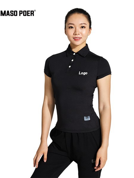 马索伯尔2022春夏季黑色polo衫