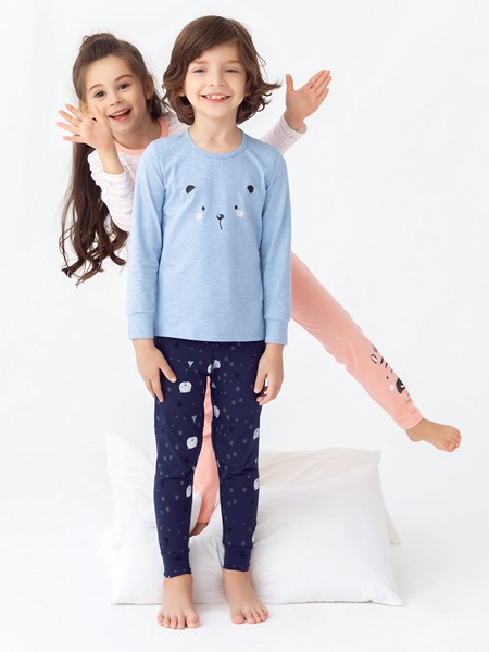 CU内衣2022秋冬季蓝色家居服