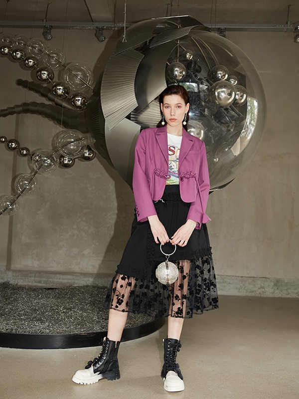 碧淑黛芙2022秋冬季白色T恤