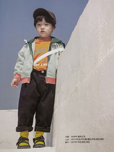 辛芭狗童装2022秋冬季黑色长裤