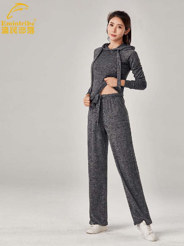 渔民部落运动装2022春夏季灰色运动装