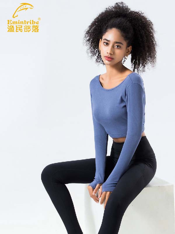 渔民部落运动装2022春夏季蓝色运动装