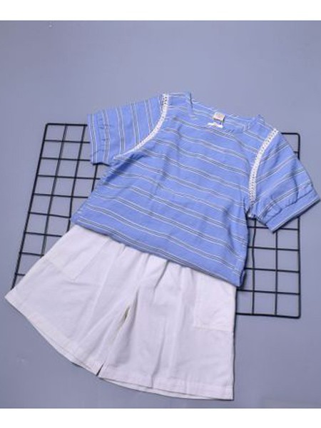 动漫童话童装2022春夏季白色短裤