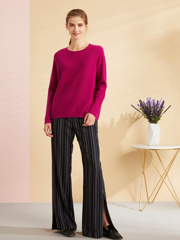 GTS羊衫毛衫2022春夏季黑色阔腿裤