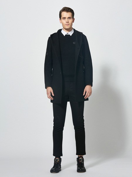 GFIVEXSIX男装2022秋冬季黑色长裤