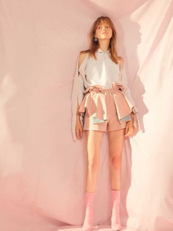 ALLOY女装2022春夏季灰色衬衫