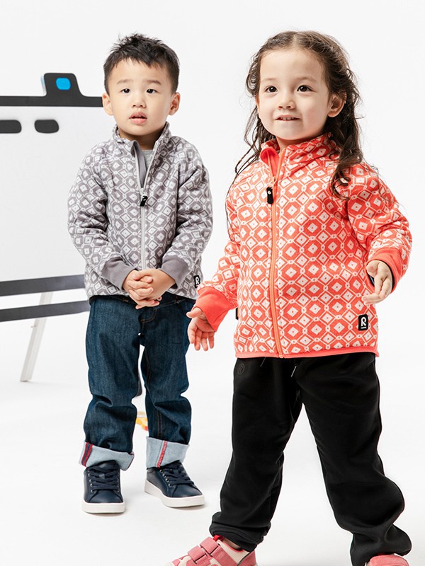 Reima童装2022秋冬季灰色T恤