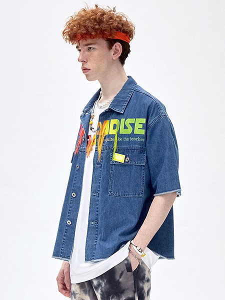 2AM男装2022春夏季白色T恤