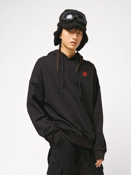 2AM男装2022春夏季黑色卫衣