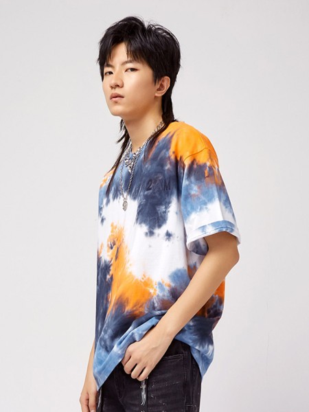 2AM男装2022春夏季拼色T恤