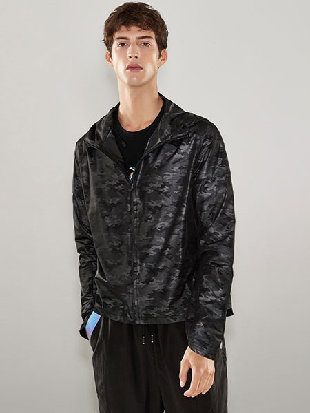 INSHINING男装2022秋冬季黑色运动装