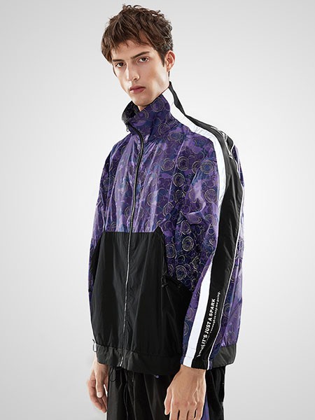 INSHINING男装2022秋冬季拼色运动装