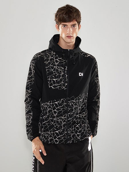 INSHINING男装2022秋冬季黑色运动装