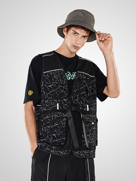 INSHINING男装2022秋冬季黑色T恤