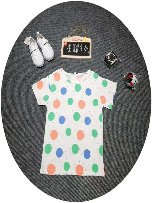 童童抢童装2022春夏季白色T恤