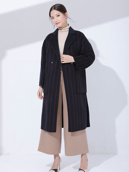 Candy&Ryan女装2022秋冬季黑色大衣