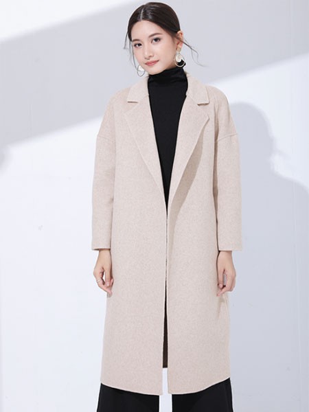 Candy&Ryan女装2022秋冬季米色大衣
