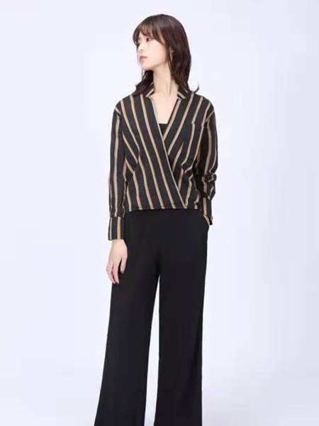 布凡丝B.F.S女装2022秋冬季黑色阔腿裤