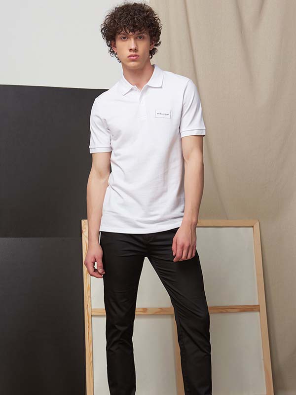 ELLEHOMME2022春夏季白色T恤