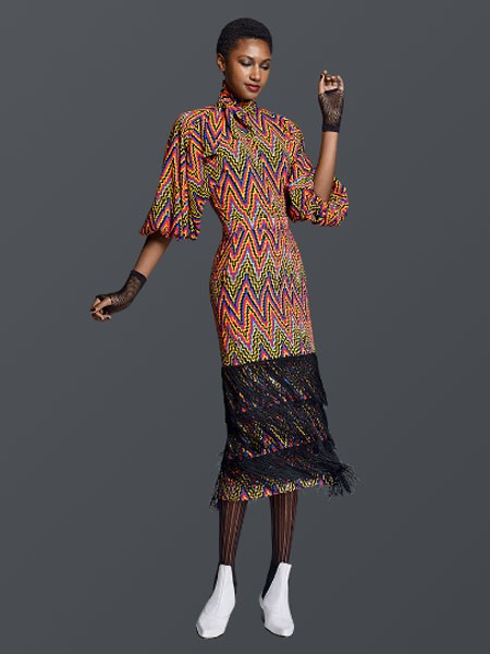 本杰明·曹女装2022春夏季棕色连衣裙