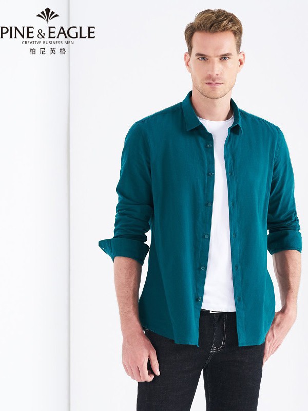 柏尼英格男装2022春夏季白色T恤