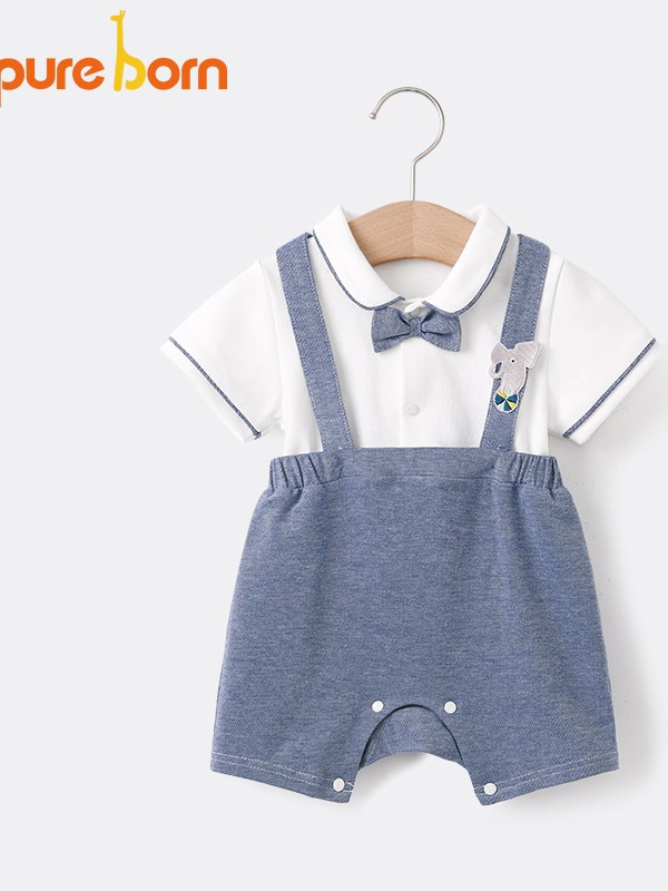 博睿恩童装2022春夏季白色衬衫