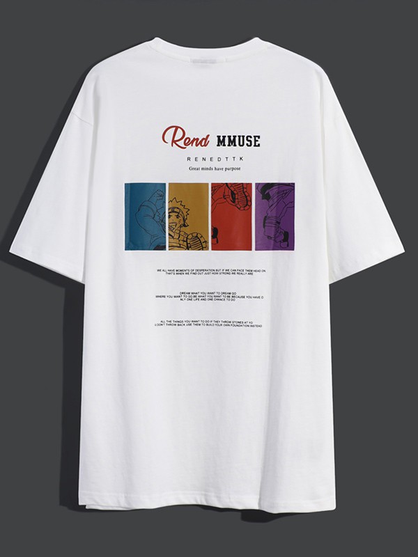 古克男装2022春夏季白色T恤