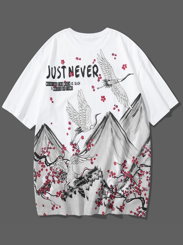 古克男装2022春夏季白色T恤