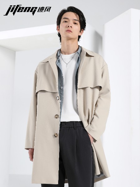 迹风男装2022春夏季白色T恤